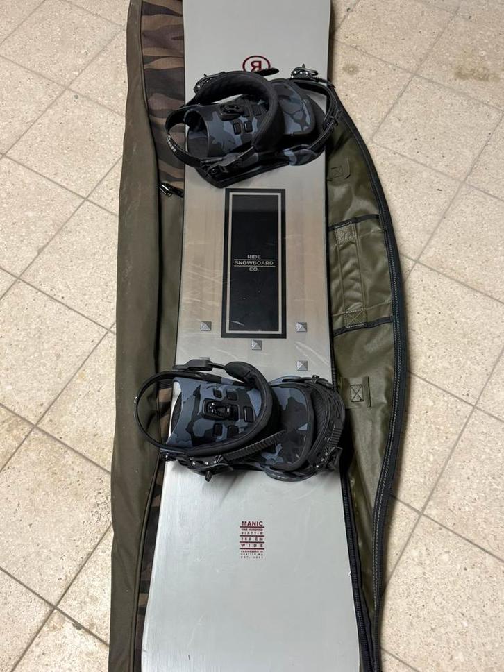 Ride Mavic 160W Snowboard 2018 + optie Union STR bindingen, Sport en Fitness, Snowboarden, Board, Ophalen