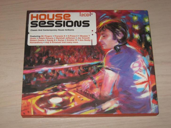 Double cd house sessions, CD & DVD, CD | Dance & House, Comme neuf, Drum and bass, Enlèvement ou Envoi
