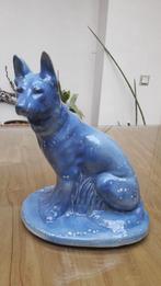 Sculpture en céramique chien berger - faïencerie ORCHIES, Antiquités & Art, Antiquités | Céramique & Poterie, Enlèvement ou Envoi