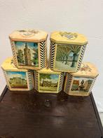 5 koffie blikken, Verzamelen, Ophalen, Zo goed als nieuw, Koffie