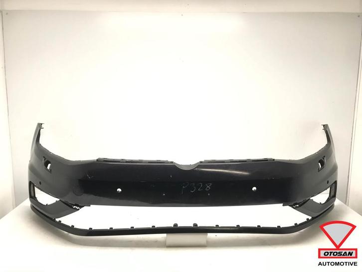 VW Golf 7 Facelift Voorbumper Bumper 6xPDC KLS Origineel!, Auto-onderdelen, Carrosserie, Bumper, Volkswagen, Gebruikt