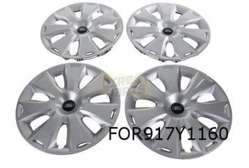 Ford Wieldoppen set 16'' zilver (set 4 stuks) (design M) Ori beschikbaar voor biedingen