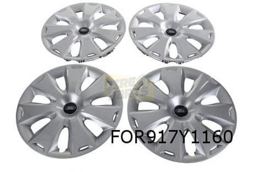 Ford Wieldoppen set 16'' zilver (set 4 stuks) (design M) Ori, Auto diversen, Wieldoppen, Nieuw, Verzenden