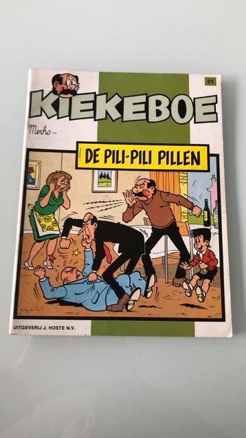 Oude strip Kiekeboe De pili-pili-pillen zwart-wit