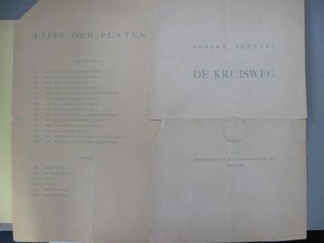 Carte d'art 1937 Albert Servaes Kruisweg Orval limitée 750, Antiquités & Art, Envoi
