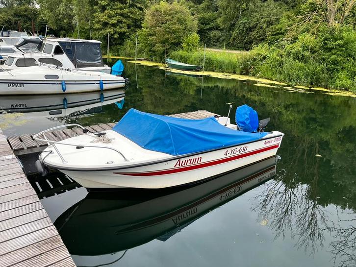 Motorboot Almar 430 4-takt buitenboordmotor, Watersport en Boten, Speedboten, Gebruikt, 3 tot 6 meter, Benzine, Minder dan 70 pk