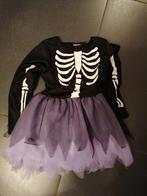 Costume squelette robe mauve fille 4 5 6 ans 1 pièce, Fille, Utilisé, Enlèvement ou Envoi, 110 à 116