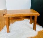 Houten bankje / bijzettafeltje, 55 à 75 cm, Enlèvement, Utilisé, Rectangulaire