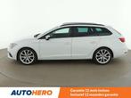 SEAT Leon 1.5 TSI ACT FR (bj 2020, automaat), Auto's, Seat, 149 g/km, Leon, Wit, Leder