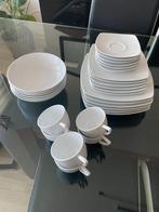 Service de table blanc 30 pièces MF Design, Ophalen, Keramiek, Nieuw, Effen