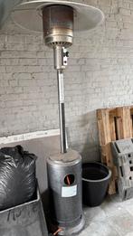 Terrasverwarmer op gas met hoes goede staat inox werkt goed, Ophalen, Gebruikt, Gas