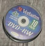Verbatim DVD-RW, 4x, 4,7 GB/120 min - 10pcs, Nieuw, Dvd, Verbatim, Ophalen