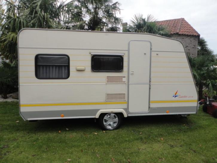 Sterckeman 430 Sunstar bj.1999, Caravans en Kamperen, Caravans, Particulier, tot en met 4, Sterckeman, 4 tot 5 meter, Luifel, Ophalen