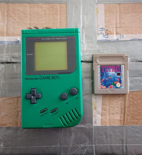 Refurbished > Original Gameboy Fat DMG 001 Green + Tetris, Games en Spelcomputers, Spelcomputers | Nintendo Game Boy, Refurbished
