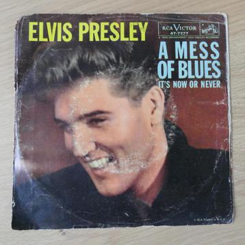 7"  Elvis Presley ‎– It's Now Or Never /A Mess Of Blues (US)