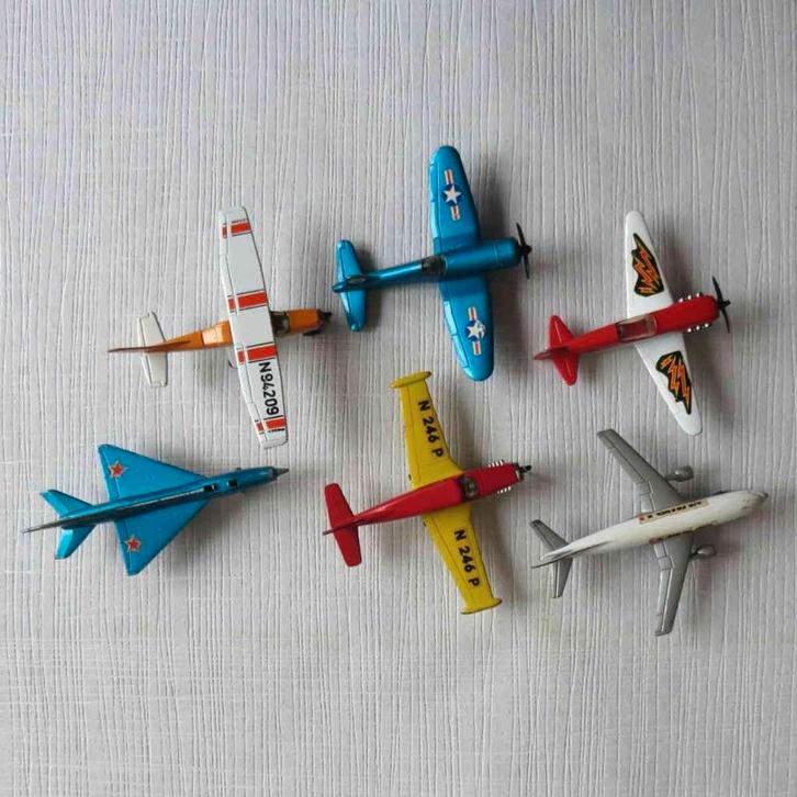 Lot Matchbox Skybusters vliegtuigjes, Verzamelen, Speelgoed, Gebruikt, Ophalen of Verzenden