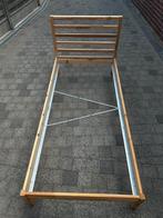 Eenpersoonsbed, Huis en Inrichting, Slaapkamer | Bedden, Ophalen, 90 cm, Eenpersoons, Bruin