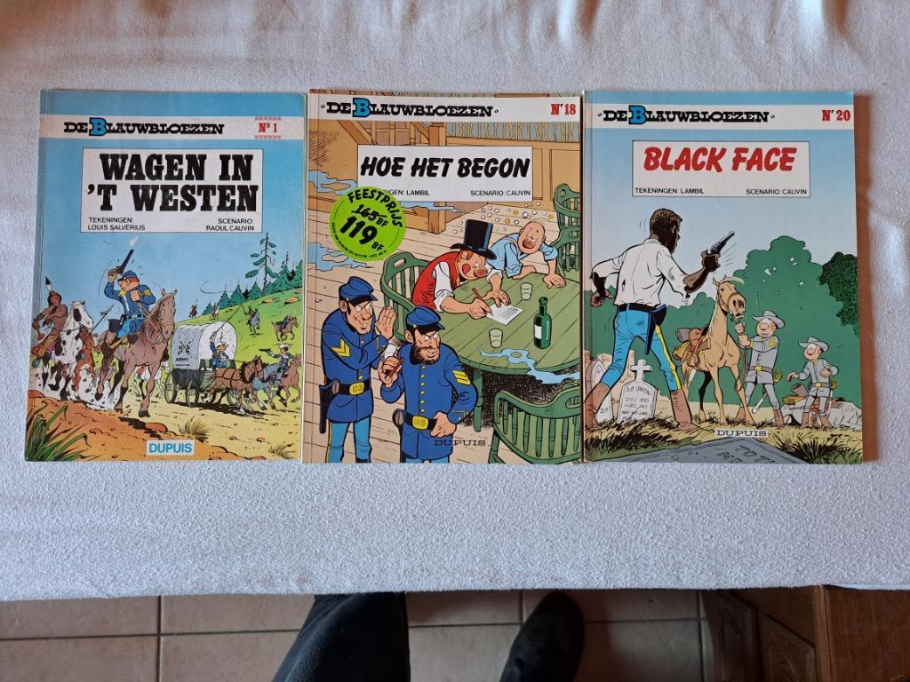 De blauwbloezen strips, Ophalen of Verzenden, Gelezen