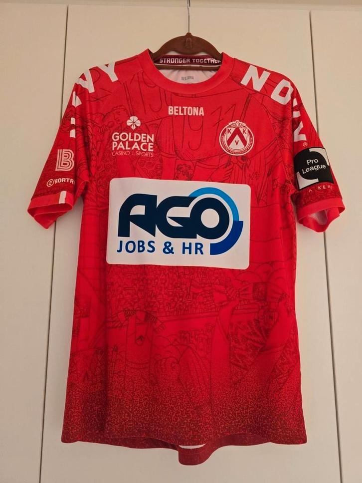 Matchworn gesigneerde shirt Palaversa KV Kortrijk, Verzamelen, Sportartikelen en Voetbal, Shirt, Ophalen of Verzenden