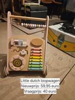 Little dutch loopwagen, Kinderen en Baby's, Speelgoed | Houten speelgoed, Ophalen, Zo goed als nieuw, Duw- of Trekspeelgoed