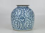 Antieke Chinese Blauw/wit gemberpot, Ophalen of Verzenden