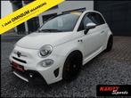 Abarth 595 Turismo 1.4 i 163 pk ! 22000km ! 18" velg +sportu, Auto's, 4 zetels, Gebruikt, Alcantara, Wit