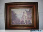 Reproductie schilderij Stad van Cornelis Springer, Ophalen of Verzenden