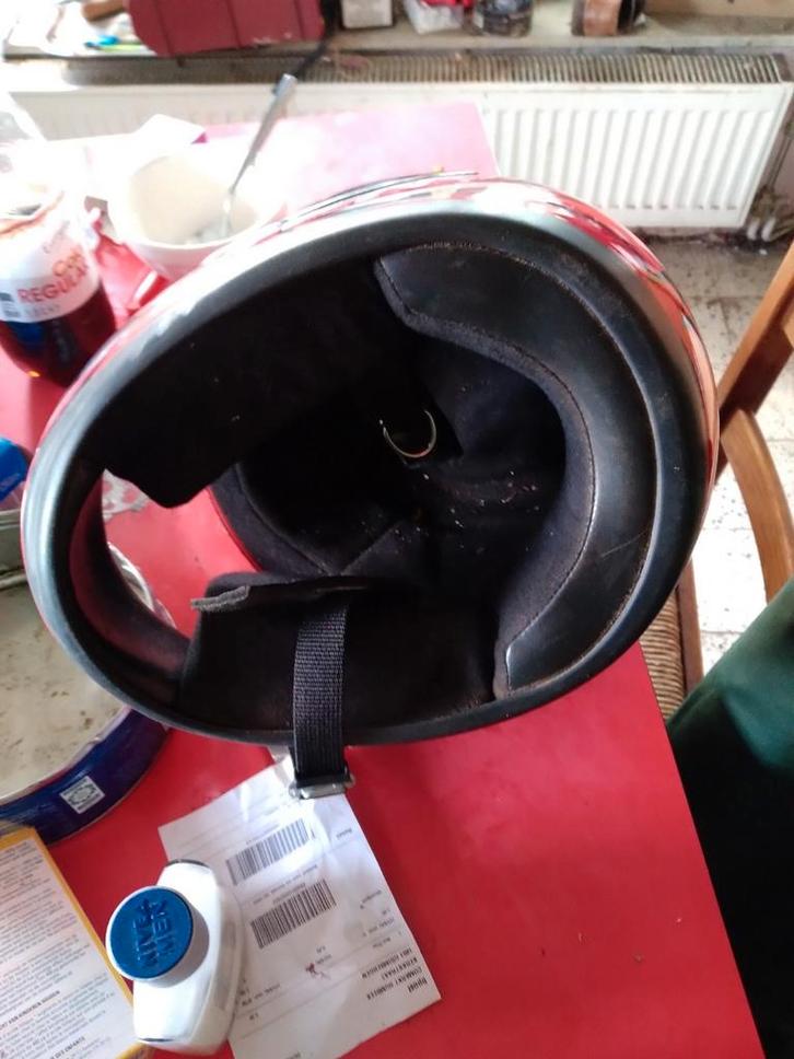 Bromfiets helm fm, Fietsen en Brommers, Brommerhelmen, Gebruikt, Ophalen of Verzenden