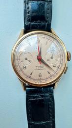 Axa 18kr goud vintage werkend, Handtassen en Accessoires, Horloges | Antiek, Met bandje, Polshorloge, 1930 tot 1960, Ophalen of Verzenden