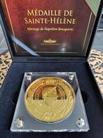 Médaille de Sainte - Hélène plaqué Or 24 carats., Timbres & Monnaies, Or, Enlèvement