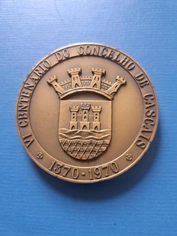 1970 Portugal medaille in brons 600 jaar Cascais beschikbaar voor biedingen