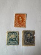 Lot 3 oude postzegels van Costa Rica 19e eeuw/begin 20e eeuw, Postzegels en Munten, Ophalen of Verzenden, Midden-Amerika