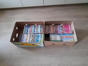 Groot lot kinder dvd's aan spotprijs - meer dan 100 stuks!!