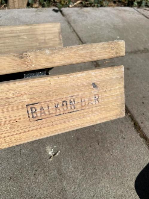 Balkonbar, Tuin en Terras, Picknicktafels, Gebruikt, Rechthoekig, Hout, Ophalen