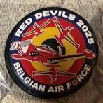 Red Devils Belgian air force rubberen badge, Ophalen of Verzenden, Nieuw, Patch, Badge of Embleem