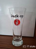 Set van 17 Jack-Op bierglazen vintage!, Verzamelen, Ophalen of Verzenden, Zo goed als nieuw, Leeuw