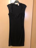 Kort zwart kleedje maat S, Zwart, Zo goed als nieuw, Maat 34 (XS) of kleiner, Boven de knie
