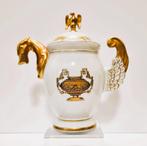 Antiek Franse Empire Koffiekan of Theepot met Zwanen handvat, Ophalen of Verzenden