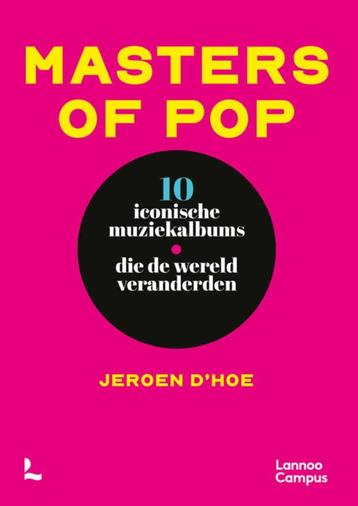 boek: masters of pop/Jeroen D'Hoe-SPLINTERNIEUW beschikbaar voor biedingen