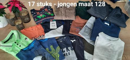 Jongenskleding maat 128 - pakket 17 stuks, Kinderen en Baby's, Kinderkleding | Kinder-kledingpakketten, Zo goed als nieuw, Maat 128