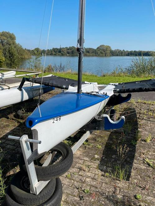 Prachtige Weta 289 te koop - Mooie Weta trimaran te Koop, Watersport en Boten, Open zeilboten, Gebruikt, Overige typen, 3 tot 6 meter