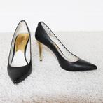 Michael Kors à talon doré -S22 (Taille 7½ | 38) €65, -, Michael Kors, Escarpins, Comme neuf, Noir