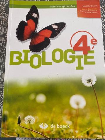 Manuel scolaire Biologie 4e sciences générales, Biologie, Comme neuf, Enlèvement, Secondaire