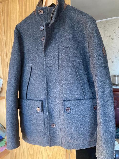 herenjas Timberland wol, Kleding | Heren, Jassen | Winter, Zo goed als nieuw, Maat 48/50 (M), Zwart, Ophalen of Verzenden