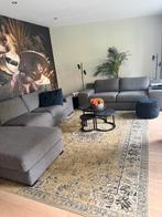 Vloerkleed zwart/geel van fraai 225x330, Enlèvement, Noir