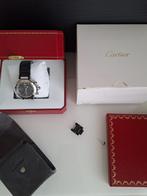 Rare Cartier Pasha Seatimer Chronographe Noir 42mm Full set, Comme neuf, Acier, Acier, Rolex