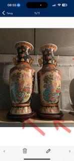 Twee Chineese vazen, Antiek en Kunst, Ophalen