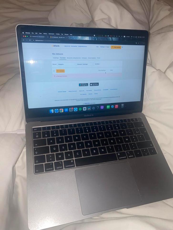 Macbook Air 13” 2019 16RAM GB /512GB, Computers en Software, Apple Macbooks, Zo goed als nieuw, MacBook, 512 GB, 16 GB, Azerty