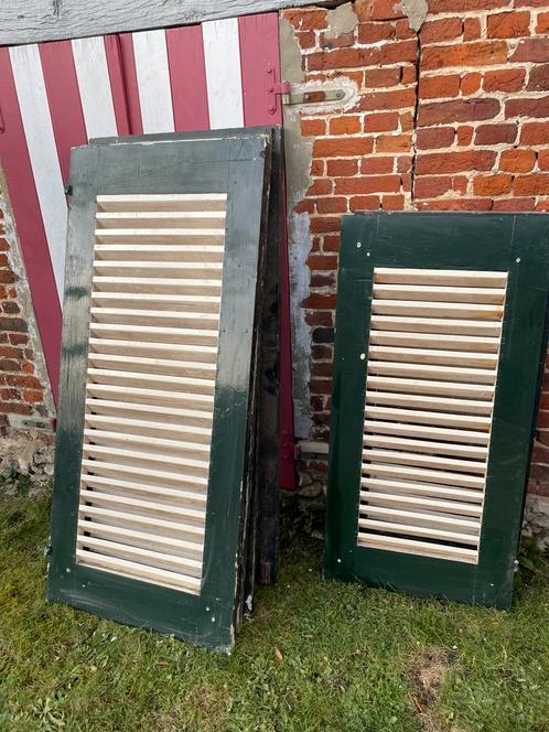 Externe luiken - houten, Doe-het-zelf en Bouw, Rolluiken, Ophalen of Verzenden