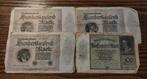 Lot van 4 biljetten Oud Duitsland - lage condities - 1922-23, Ophalen of Verzenden, Duitsland, Setje